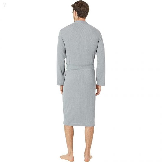 L.L.Bean Comfort Waffle Robe Regular Gray Heather ID-etPa3TcQ