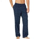 L.L.Bean Comfort Stretch Woven Sleep Pants Regular Classic Navy Night Mountain ID-VqOWY3BV