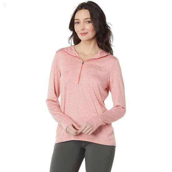 L.L.Bean Insect Shield Pro Knit Hoodie Field Rose Heather ID-aUzmGQBD
