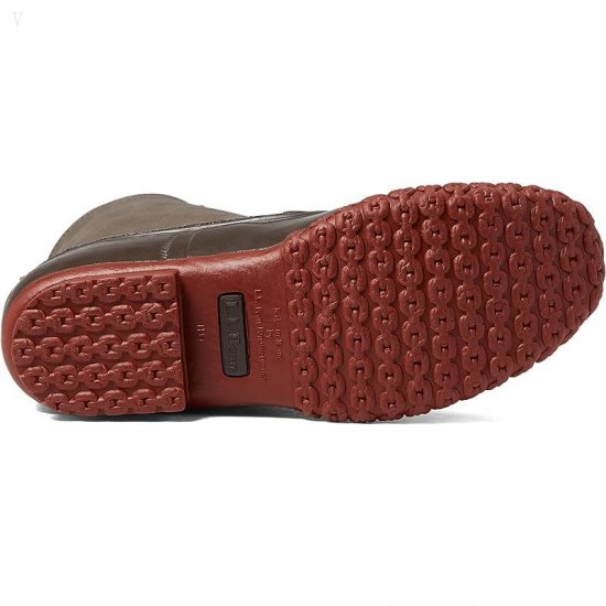 L.L.Bean Bean Boot 8\\ Dark Cement/BBB/Brick/Rust Orange Plaid ID-7v5QxcYC