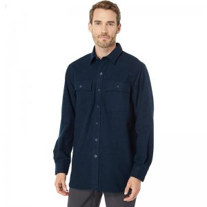 L.L.Bean Chamois Shirt Regular Navy ID-gdpghZum