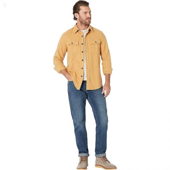 L.L.Bean Signature 1933 Chamois Cloth Shirt Barley ID-yNDWQIFW