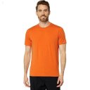 L.L.Bean Comfort Stretch Pima Short Sleeve Tee Shirt Peak Orange Heather ID-IFgnjOo4