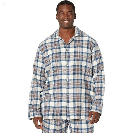 L.L.Bean Scotch Plaid Flannel Sleep Pants Tall Indigo Tartan ID-d32JiuIj