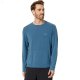L.L.Bean Tropicwear Comfort Crew Long Sleeve Regular Dusk Blue ID-FHLIfP7g