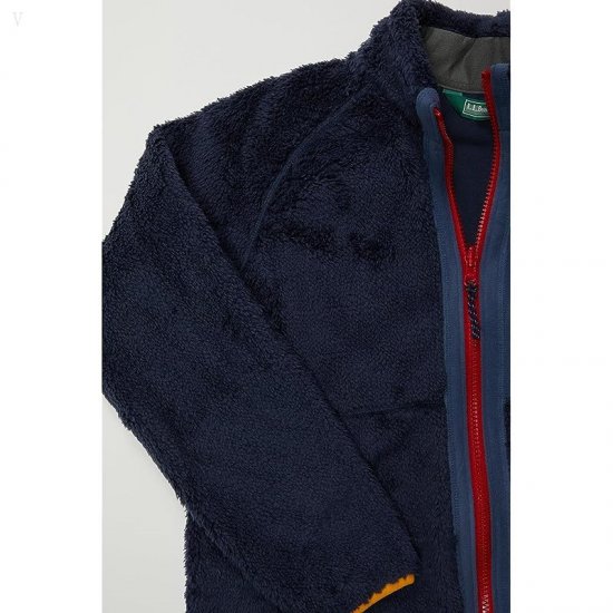 L.L.Bean Fleece Lined Color-Block 3-in-1 (Big Kids) Dark Red/Bold Aqua ID-U1QteShd