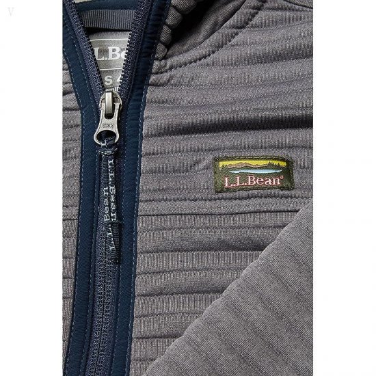 L.L.Bean Airlight Full Zip Color-Block (Little Kids) Platinum ID-Rofh7knO