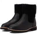 L.L.Bean Rugged Cozy Boot Mid Roll Down Black ID-keByBesd