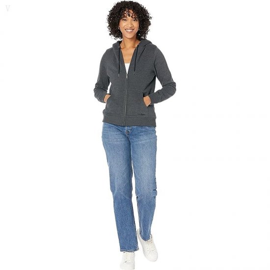 L.L.Bean 1912 Sherpa-Lined Hoodie Charcoal Heather ID-fxsm1PFR