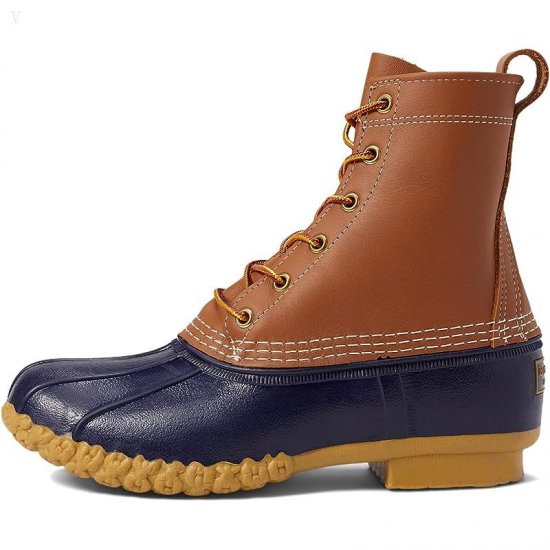 L.L.Bean 8\\ Tan/Navy ID-WGou7Z3V
