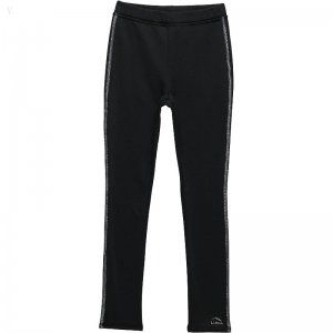 L.L.Bean Mountain Fleece Leggings II (Little Kids) Black ID-8ZD470JQ