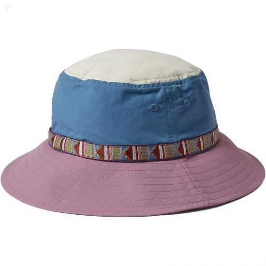 L.L.Bean Mountain Classic Bucket Hat Color-Block Bayside Blue ID-MhdlwEVg