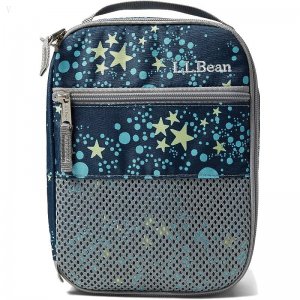 L.L.Bean Lunch Box III Print Nautical Navy Night Star ID-IWziJjLZ