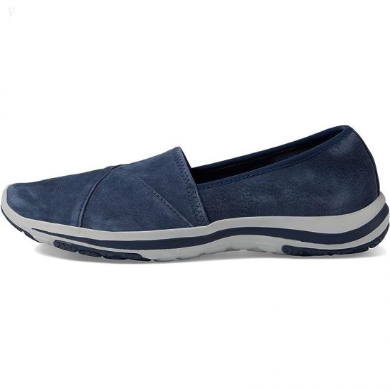 L.L.Bean Back Cove Stretch Slip-Ons Nubuck Dark Indigo ID-DusFxhTO
