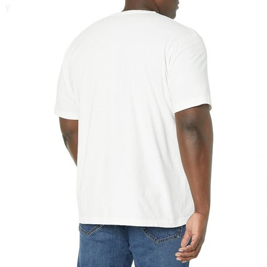L.L.Bean Carefree Unshrinkable T-Shirt with Out Pocket Short Sleeve - Tall White ID-BOadRmh2