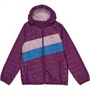 L.L.Bean Primaloft Packaway Hooded Color-Block Jacket (Big Kids) Dark Mulberry/Light Mauve ID-0ti83Qqv
