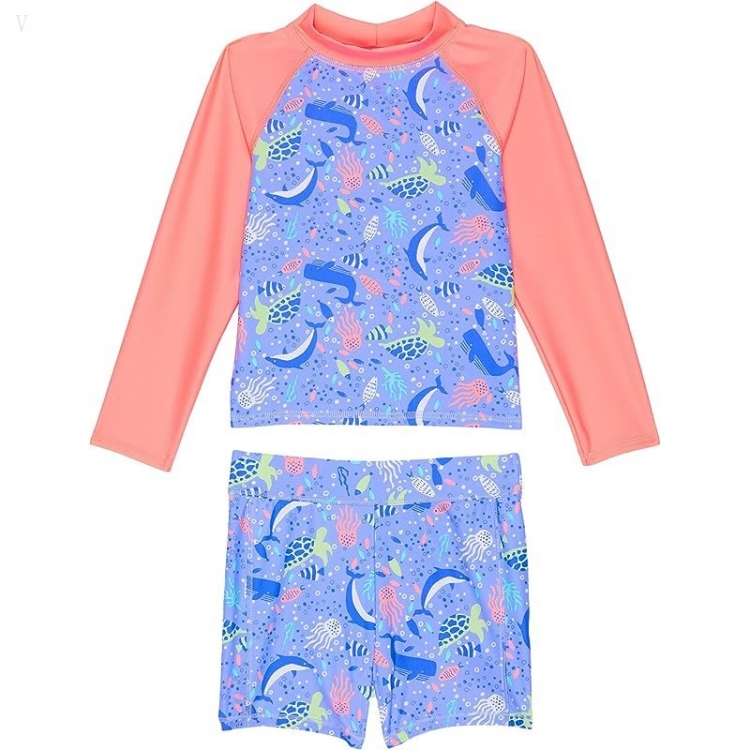 L.L.Bean Sun-and-Surf Swim Set (Toddler) Malibu Blue Sea Creatures ID-yQsbnbfJ - Click Image to Close