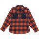 L.L.Bean Beanflex All-Season Flannel Shirt (Little Kids) Peak Orange/Carbon Navy ID-uddaPHne L.L.Bean Beanflex All-Season Flannel Shirt (Little Kids) Peak Orange/Carbon Navy ID-uddaPHne