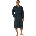 L.L.Bean Scotch Plaid Flannel Robe Sherpa Lined Regular Black Watch ID-aI0Elcjr