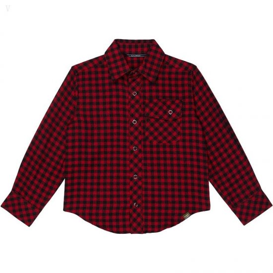 L.L.Bean Flannel Shirt (Little Kids) Classic Red ID-cSttRmxI