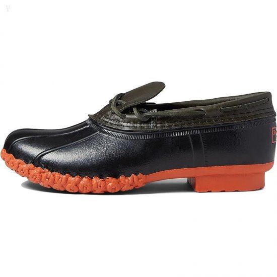 L.L.Bean Bean Boots Rubber Moc Basil/Black/Sail Orange ID-iCP1lsfu
