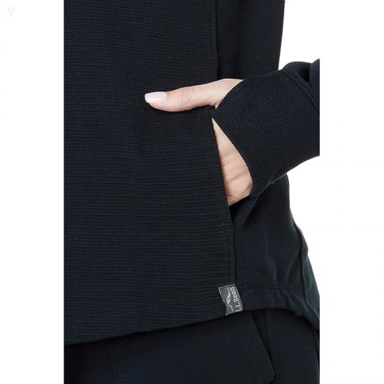 L.L.Bean Bean\'s Cozy Mixed Knits Pullover Midnight Black ID-ZCvvuVW3