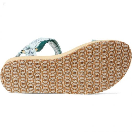 L.L.Bean Maine Isle Sara Fitz 4 Point Sandal Print Aqua Teal Lobster ID-qwZGnwhF