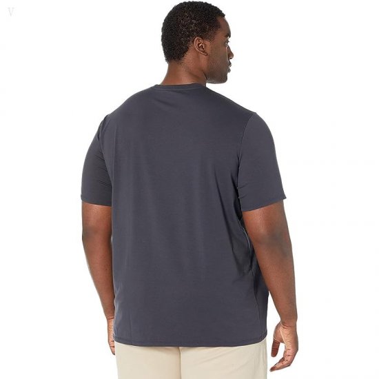 L.L.Bean Comfort Stretch Pima Short Sleeve Tee Shirt - Tall Coal ID-Ce59H0zU