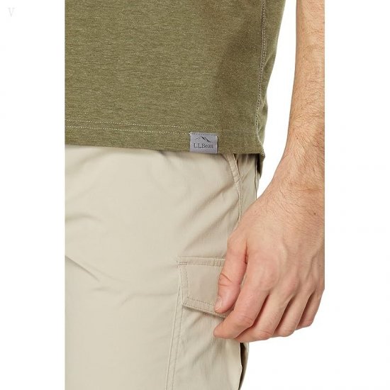 L.L.Bean Insect Shield Field Tee Short Sleeve Regular Kelp Green ID-fItjKYPW