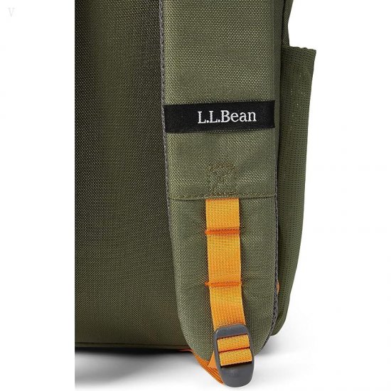 L.L.Bean Mountain Classic Cordura Pack Deep Olive/Nectarine ID-MoQbffa1