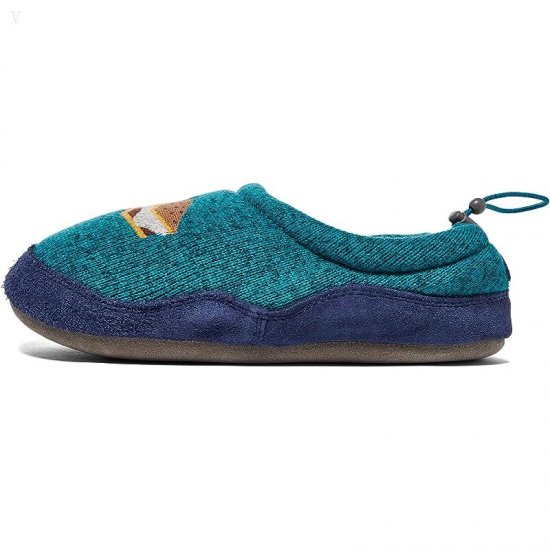 L.L.Bean Sweater Fleece Slipper Motif (Toddler/Little Kid/Big Kid) Teal Blue S\'Mores ID-tfaTaVNA
