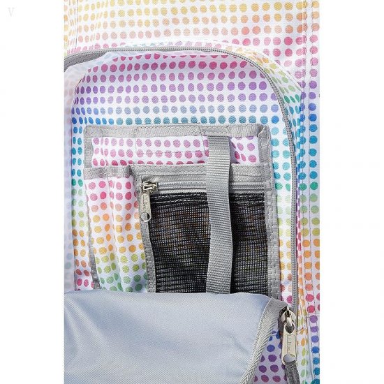 L.L.Bean Kids Deluxe Backpack Print Rainbow Dots ID-NEWwqZP8