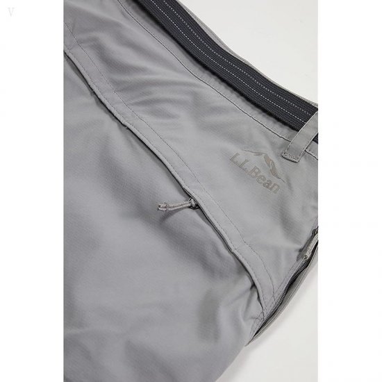 L.L.Bean Plus Size Tropicwear Shorts Frost Gray ID-cm10fV4u