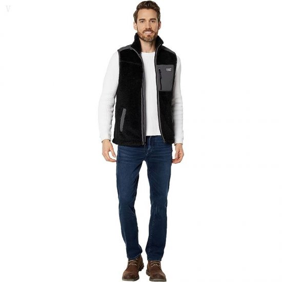 L.L.Bean Bean\'s Sherpa Vest Regular Black ID-6MuNoiWe
