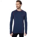 L.L.Bean Cresta Wool Midweight 250 Crew Top - Tall Carbon Navy ID-Y4sKZ68w