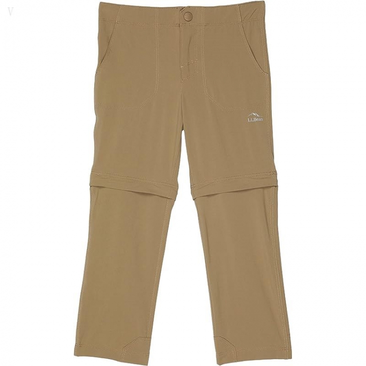 L.L.Bean Cresta Hiking Zip Off Pants (Little Kids) Dark Driftwood ID-fZRvFhkZ - Click Image to Close
