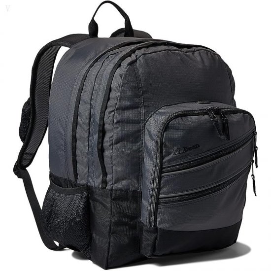 L.L.Bean Super Deluxe Bookpack (Little Kids/Big Kids) Alloy Gray ID-cogspSh6