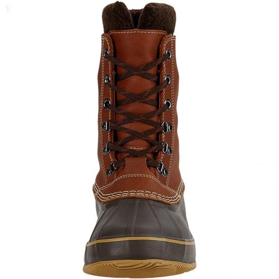 L.L.Bean Snow Boot Tumbled Leather Lace Maple ID-9HcHSGm9