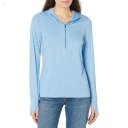L.L.Bean Insect Shield Pro Knit Hoodie Blue Aster Heather ID-4NRL7ei2