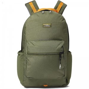 L.L.Bean Mountain Classic Cordura Pack Deep Olive/Nectarine ID-Z1PYODma