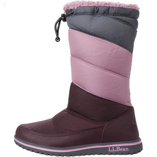 L.L.Bean Ultralight Water Resistant Snow Boot Tall (Toddler/Little Kid/Big Kid) Dark Plum/Mauve Berry ID-Q9s94TYB