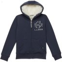 L.L.Bean Sherpa-Lined Hoodie (Big Kids) Carbon Navy ID-X472z6NT
