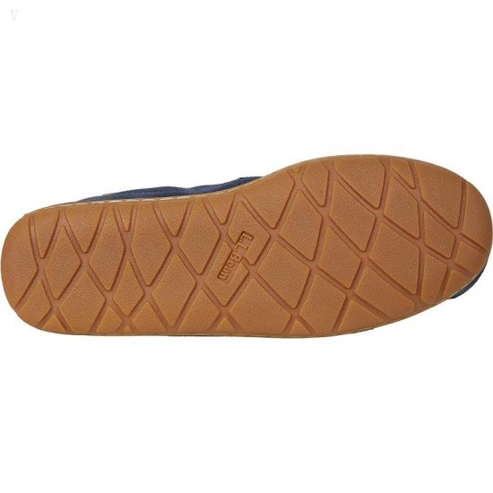 L.L.Bean Wicked Good Moccasins Carbon Navy/Saddle ID-OroigdxL