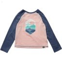 L.L.Bean Organic Baseball Tee (Little Kids) Blush Horizon ID-ADlya53x