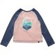 L.L.Bean Organic Baseball Tee (Little Kids) Blush Horizon ID-ADlya53x L.L.Bean Organic Baseball Tee (Little Kids) Blush Horizon ID-ADlya53x