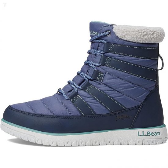 L.L.Bean Ultralight Boot Quilt Water Resistant Insulated Lace-Up Classic Navy/Midnight ID-tCSyka0A