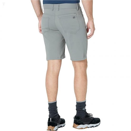 L.L.Bean VentureStretch Five-Pocket Shorts Graphite ID-W8Q3AhE0