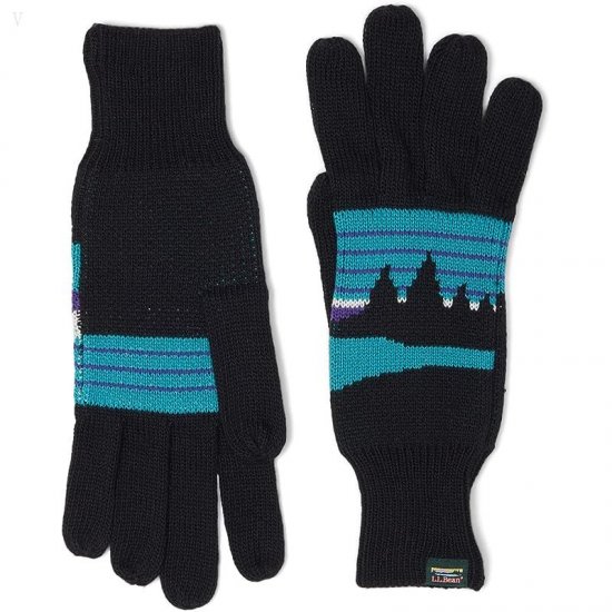 L.L.Bean Katahdin Gloves Black/Bright Purple ID-e8kXVuOp