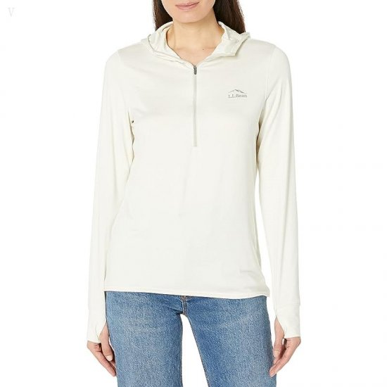 L.L.Bean Insect Shield Pro Knit Hoodie Silver Birch ID-5mi91Lv8