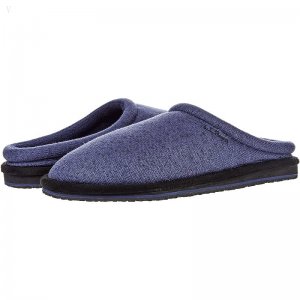 L.L.Bean Sweater Fleece Slipper Scuff Bright Navy ID-OMATbZ73